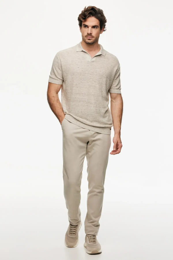 Knitted Linen Polo