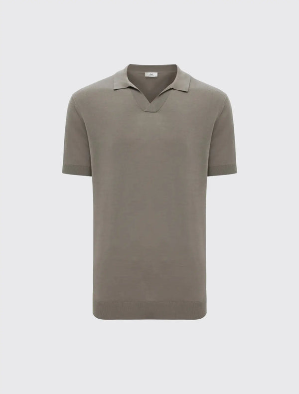 No Button Polo