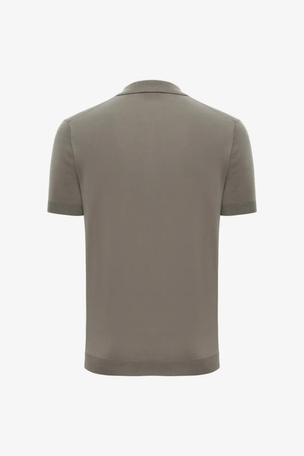 No Button Polo