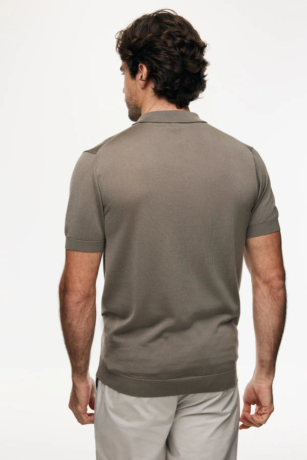 No Button Polo