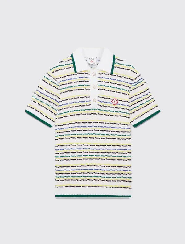 Tuck Stitch Short Sleeve Polo