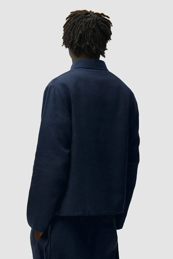 Linen Quarter Zip Pullover