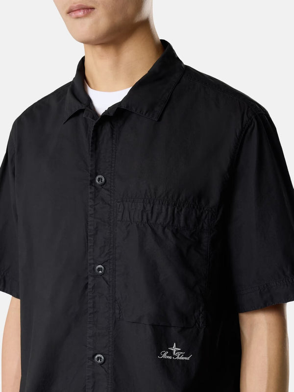 1100006 Short-Sleeve Shirt in Tela Paracadute