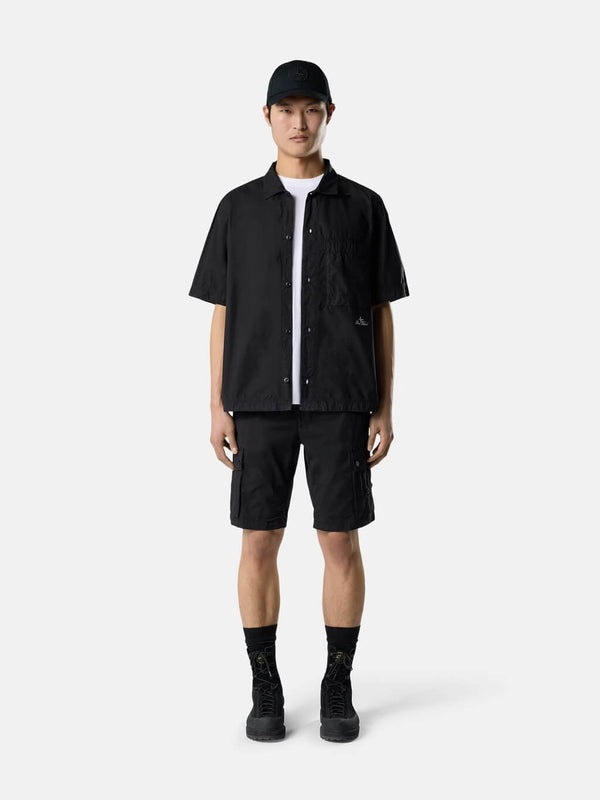 1100006 Short-Sleeve Shirt in Tela Paracadute