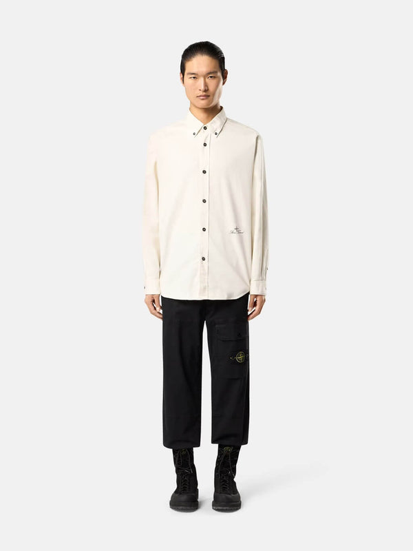 1100004 Long-Sleeve Shirt in Cotton Oxford