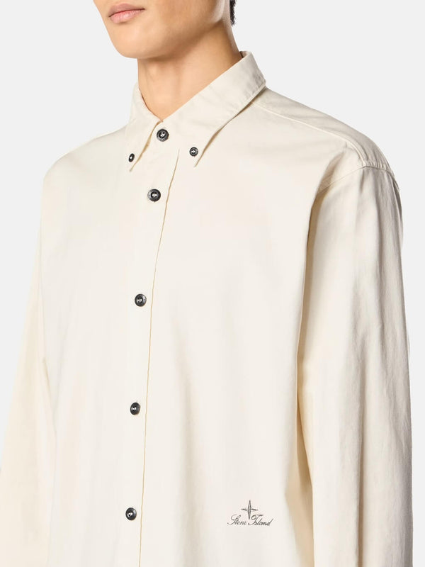 1100004 Long-Sleeve Shirt in Cotton Oxford