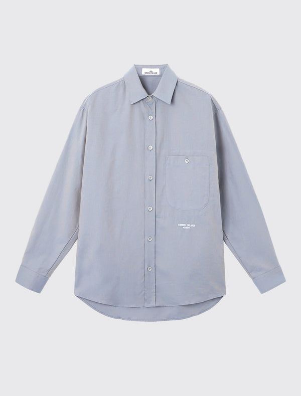 Stone Island overhemden licht blauw