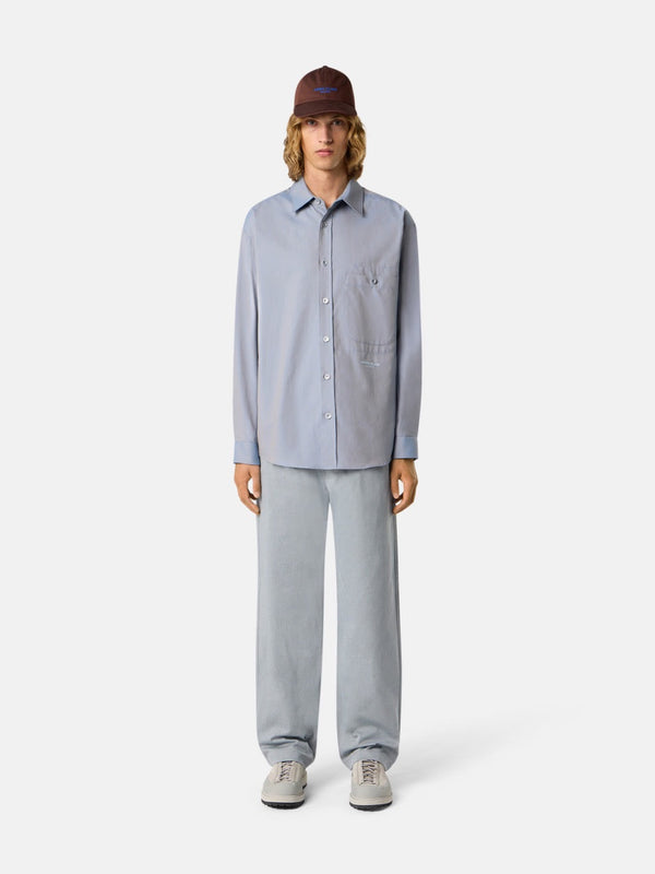 Stone Island overhemden licht blauw