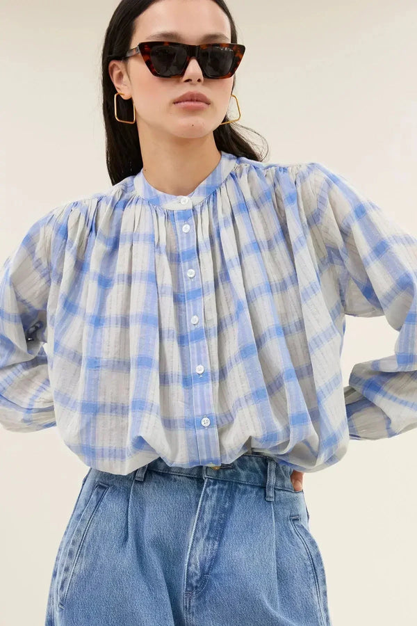 Nyka Check Blouse