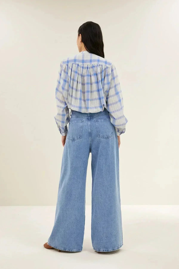 Nyka Check Blouse