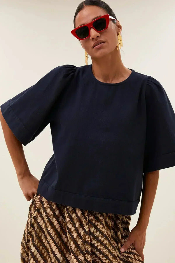 Olivia Twill Blouse