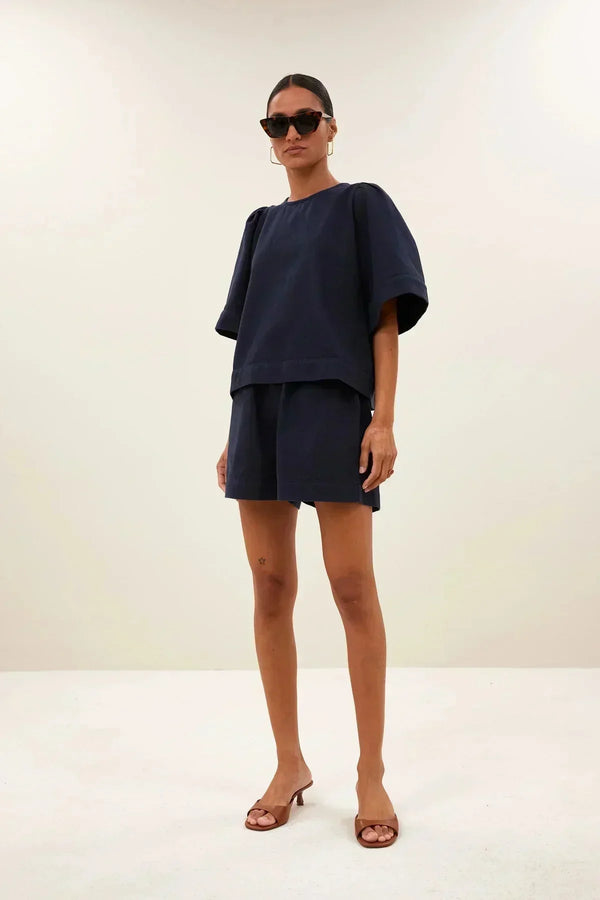 Olivia Twill Blouse