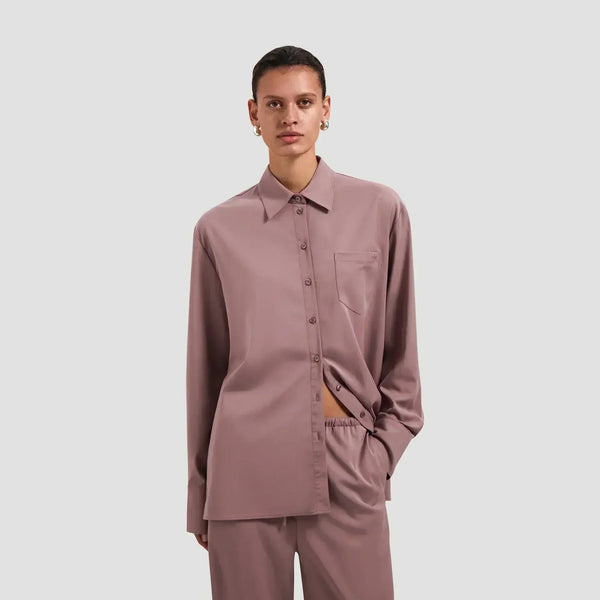W Drapey Asymmetric Shirt