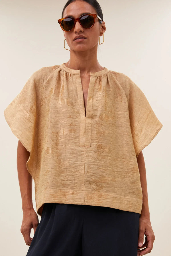 Vina Jacquard Blouse