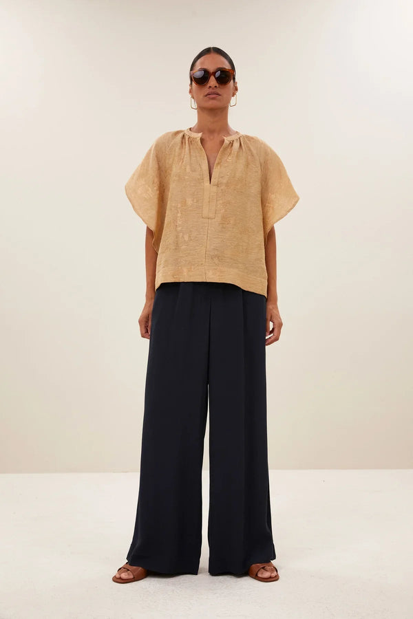 Vina Jacquard Blouse