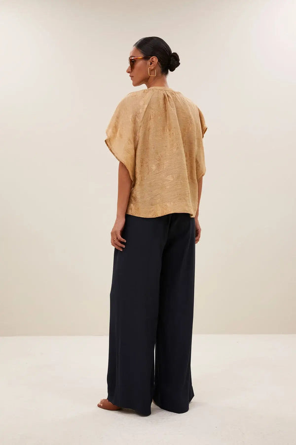 Vina Jacquard Blouse