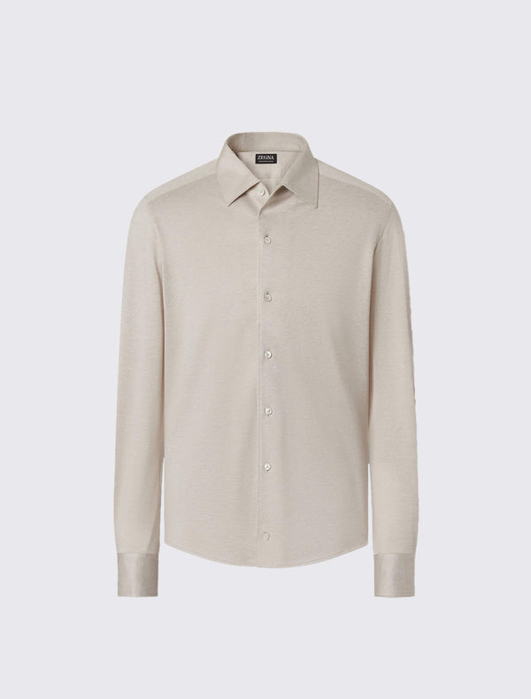 Silk Linen and Cotton Shirt