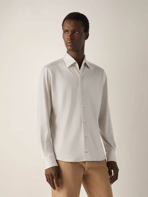 Silk Linen and Cotton Shirt
