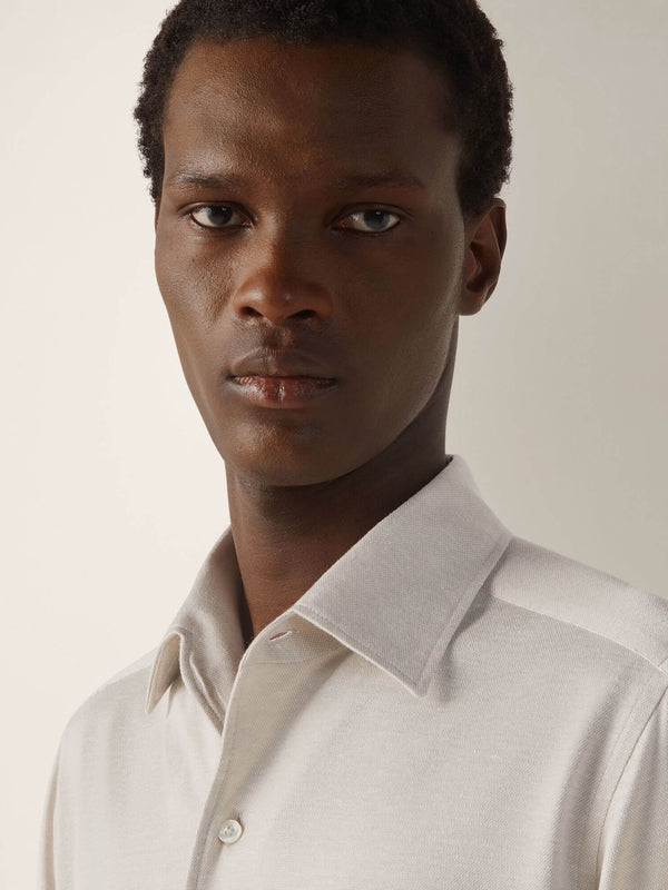 Silk Linen and Cotton Shirt