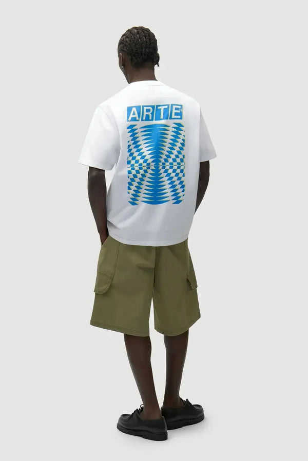 Abstract Back Print T-shirt