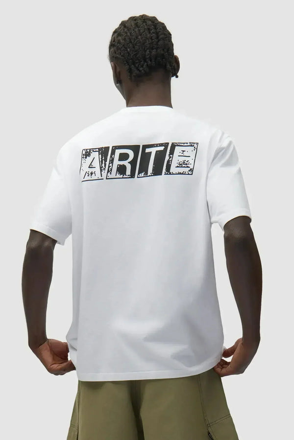 Faded Back Print T-shirt