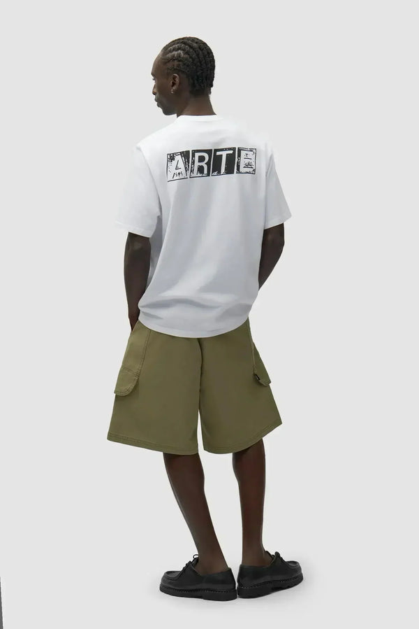 Faded Back Print T-shirt