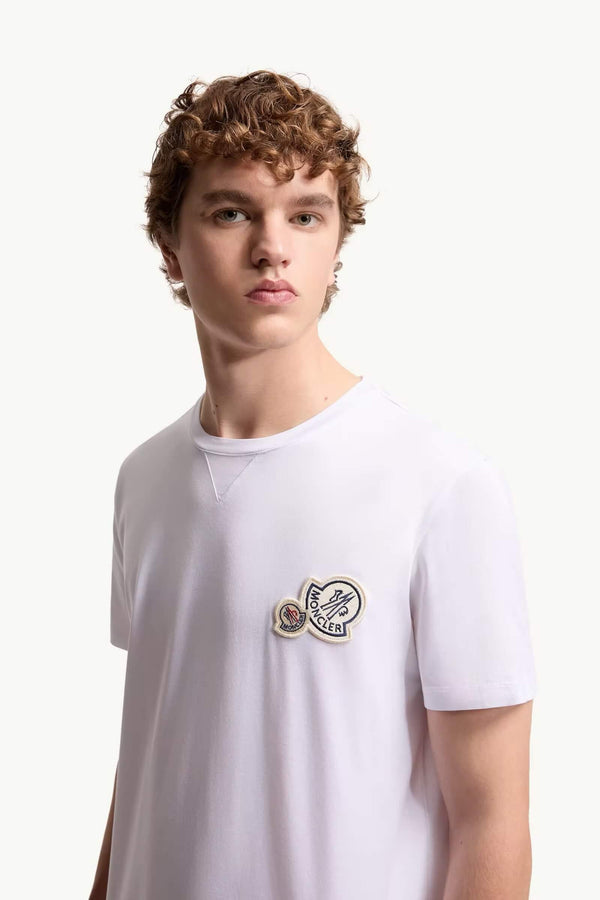 Double Logo Patch T-Shirt