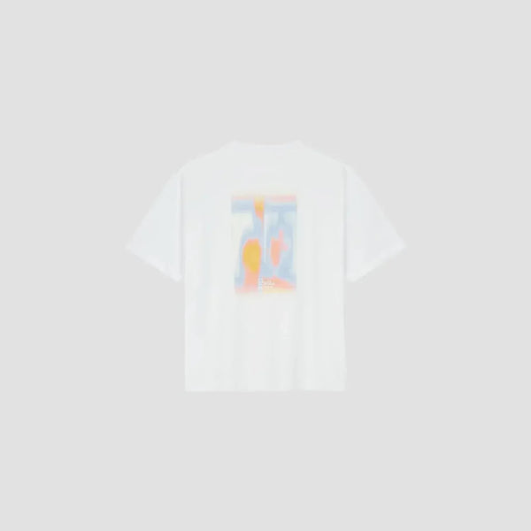 W Brushstroke Graphic Boxy Tee