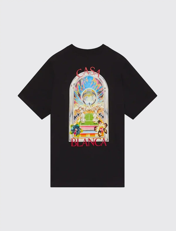 Tennis Landscape Short Sleeve T-Shirt