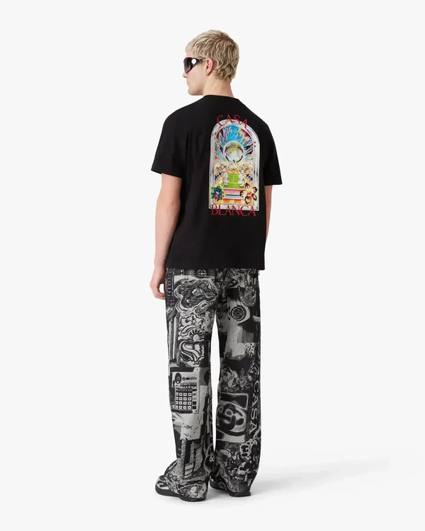 Tennis Landscape Short Sleeve T-Shirt