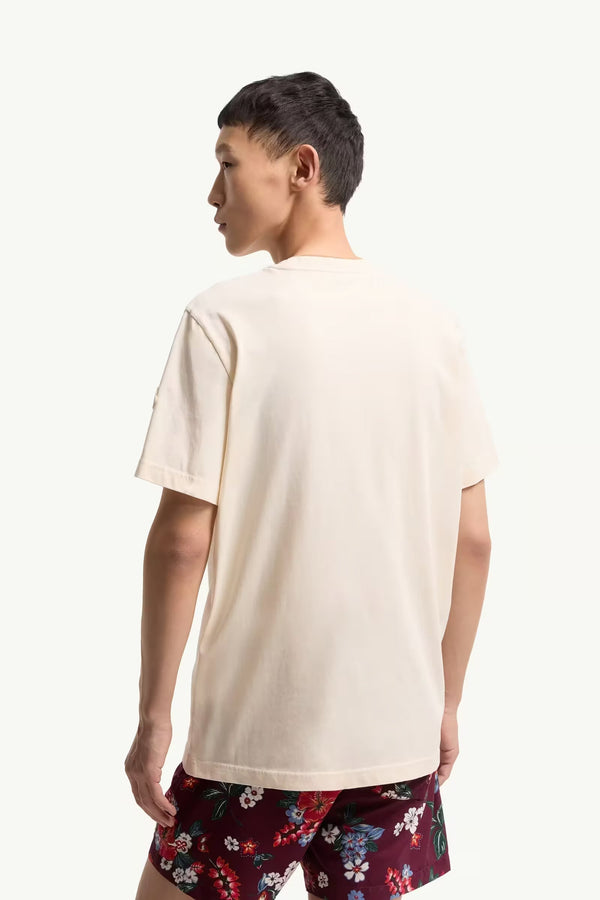 Embroidered Logo Cotton T-Shirt