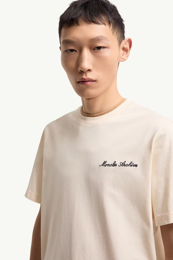 Embroidered Logo Cotton T-Shirt