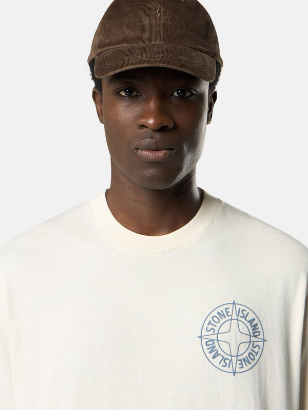 2100001 T-Shirt with Outline Compass Print
