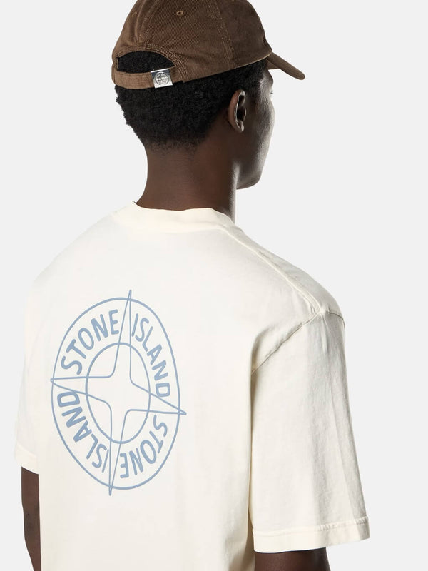 2100001 T-Shirt with Outline Compass Print