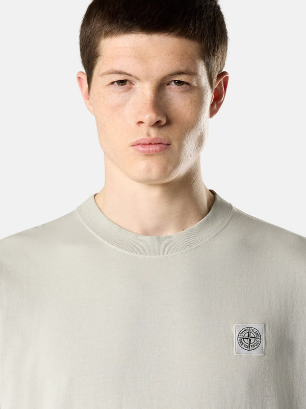 Stone Island t-shirt licht grijs