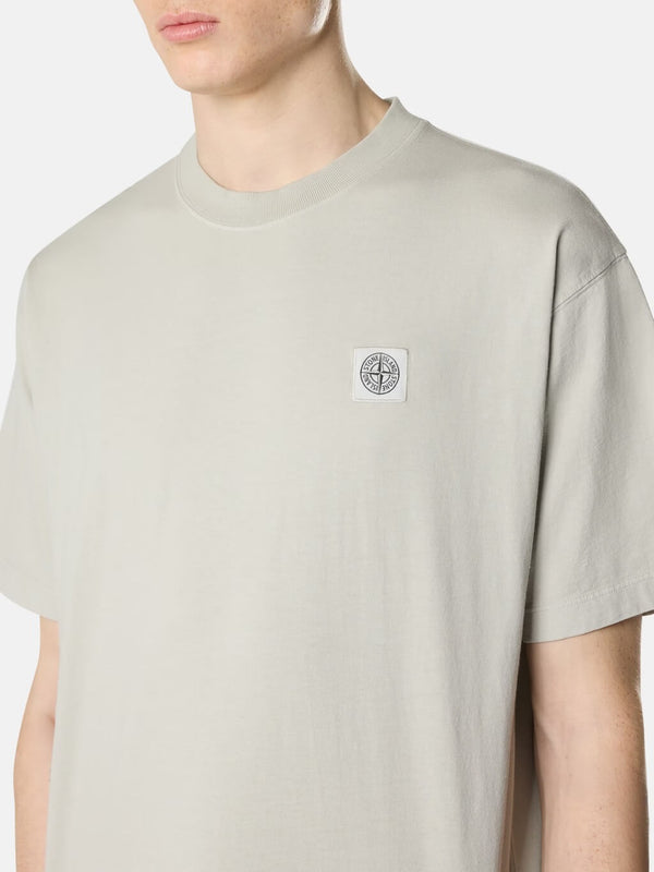 Stone Island t-shirt licht grijs