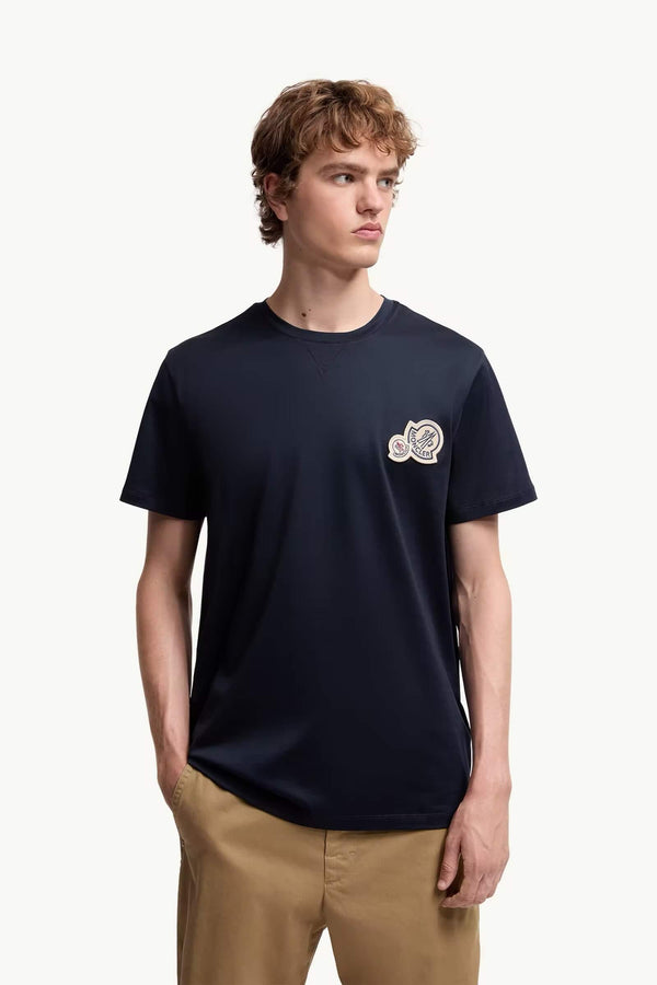 Double Logo Patch T-Shirt