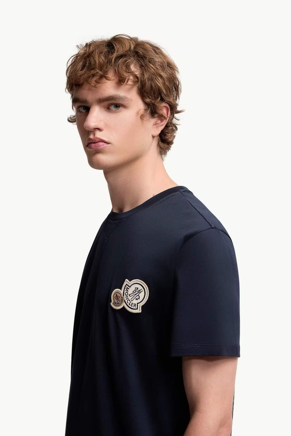 Double Logo Patch T-Shirt