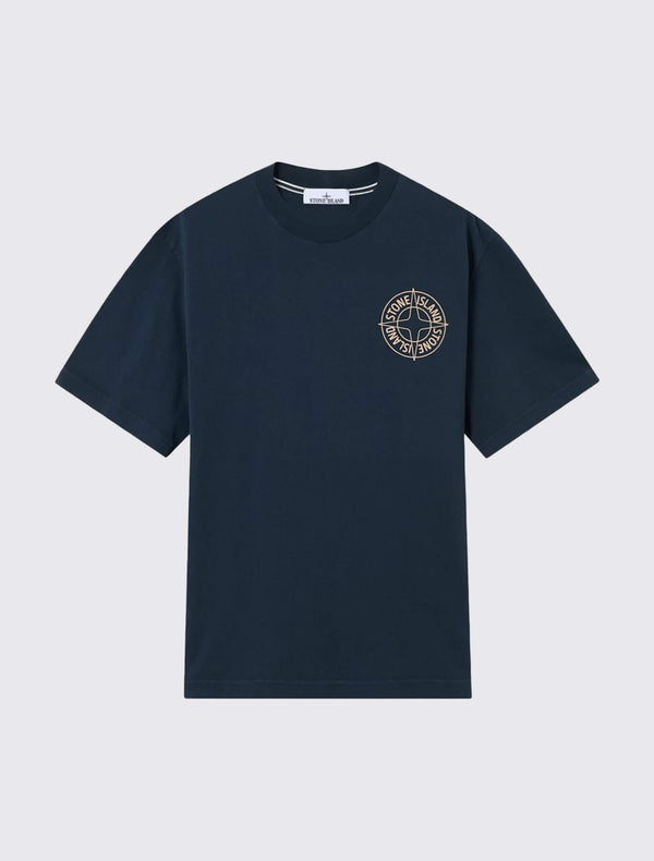2100001 T-Shirt with Outline Compass Print