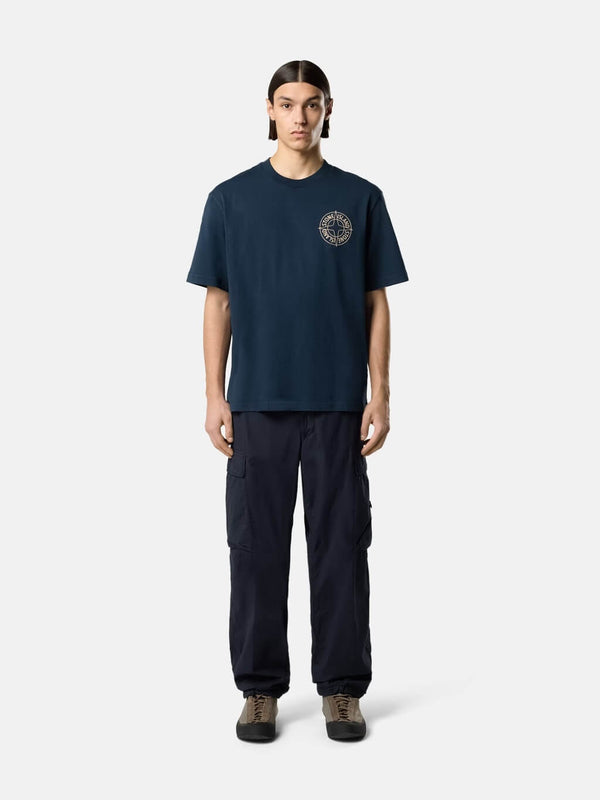 2100001 T-Shirt with Outline Compass Print