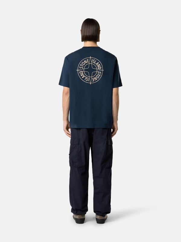 2100001 T-Shirt with Outline Compass Print