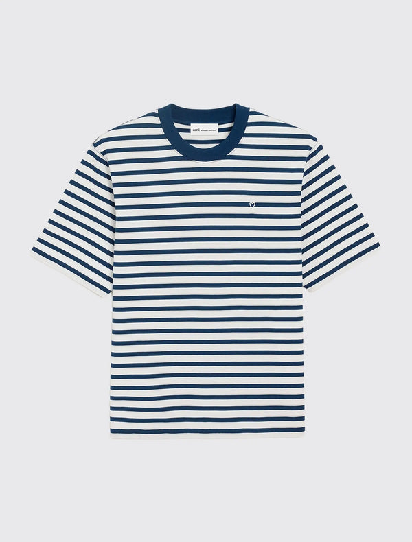 Boxy Fit Mariniere Ami de Coeur T-Shirt
