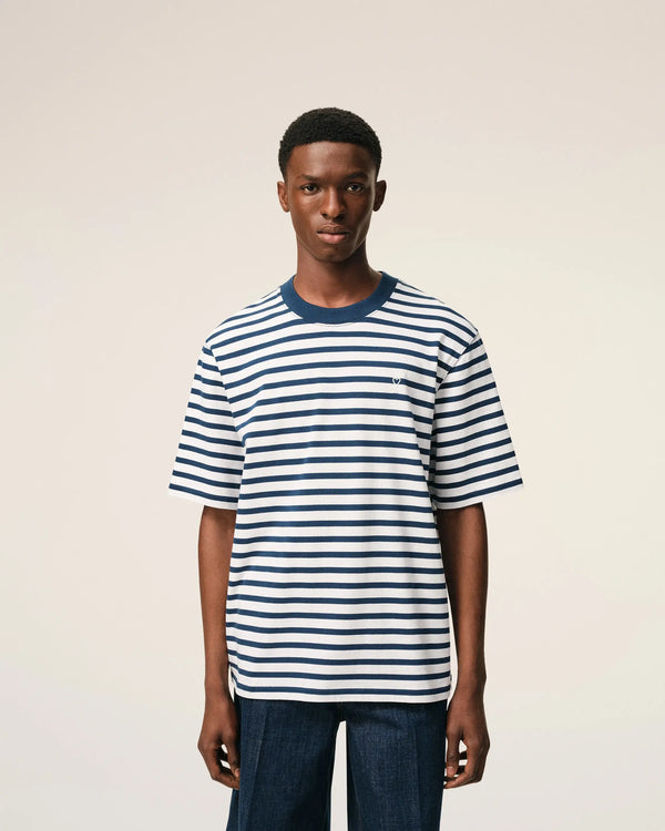 Boxy Fit Mariniere Ami de Coeur T-Shirt