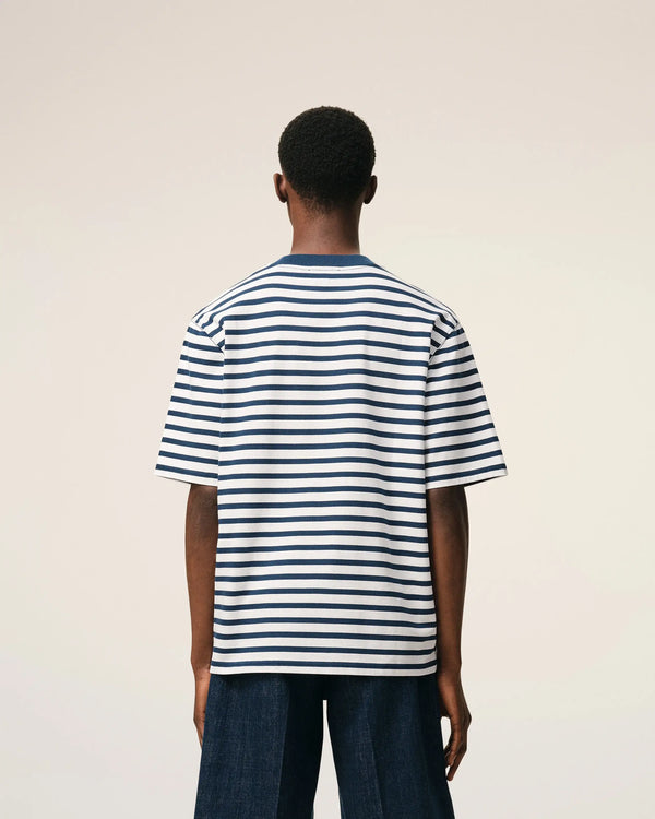 Boxy Fit Mariniere Ami de Coeur T-Shirt