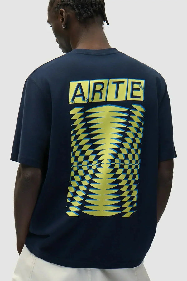 Abstract Back Print T-shirt