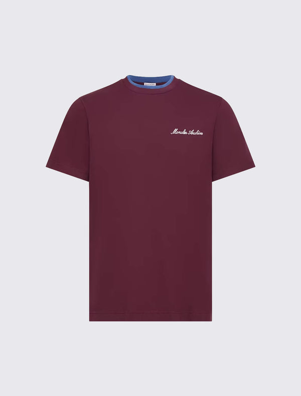 Embroidered Logo Cotton T-Shirt