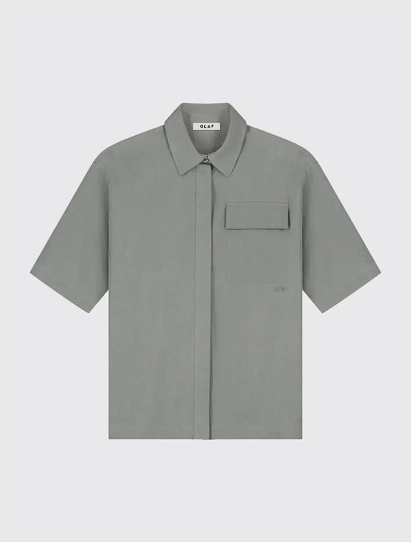W Crinkled Oversized SS Shirt