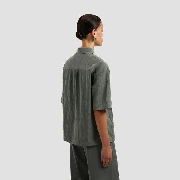W Crinkled Oversized SS Shirt