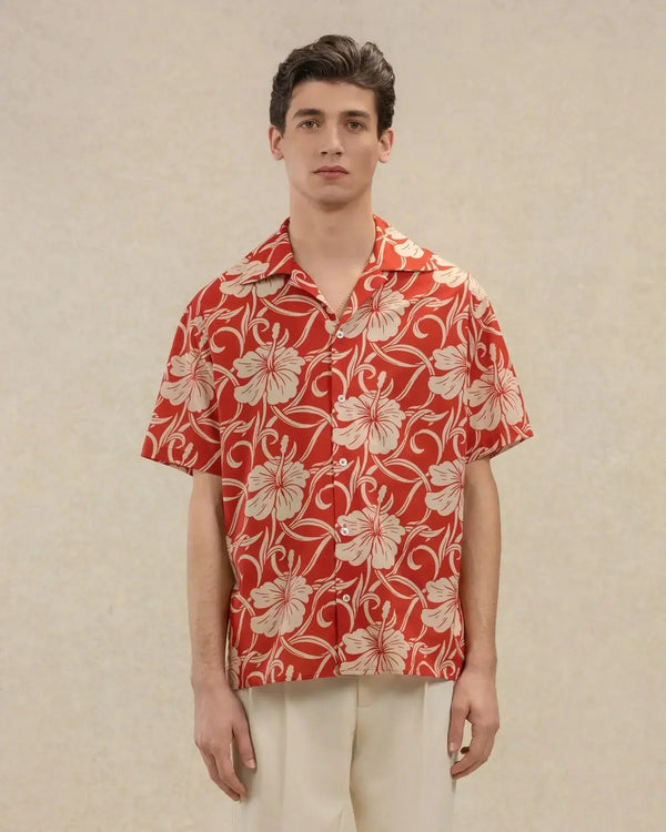 Chemise Hibiscus Monogramme