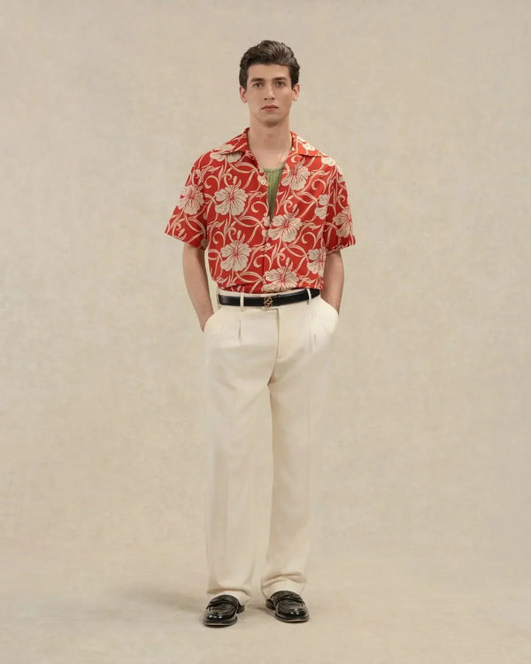 Chemise Hibiscus Monogramme